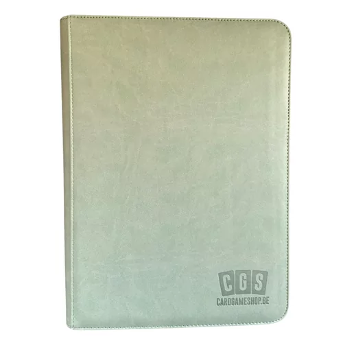 CGS Custom Brand 9-Pocket Zipped Premium Binder - Sage Green