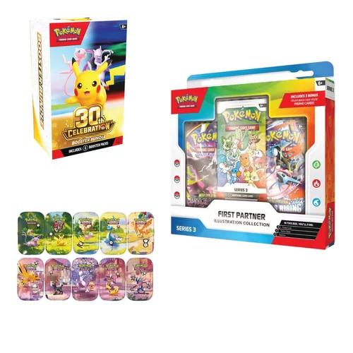 30th Booster Bundle + 30th Mini Tin + First Partner [SERIES 3]