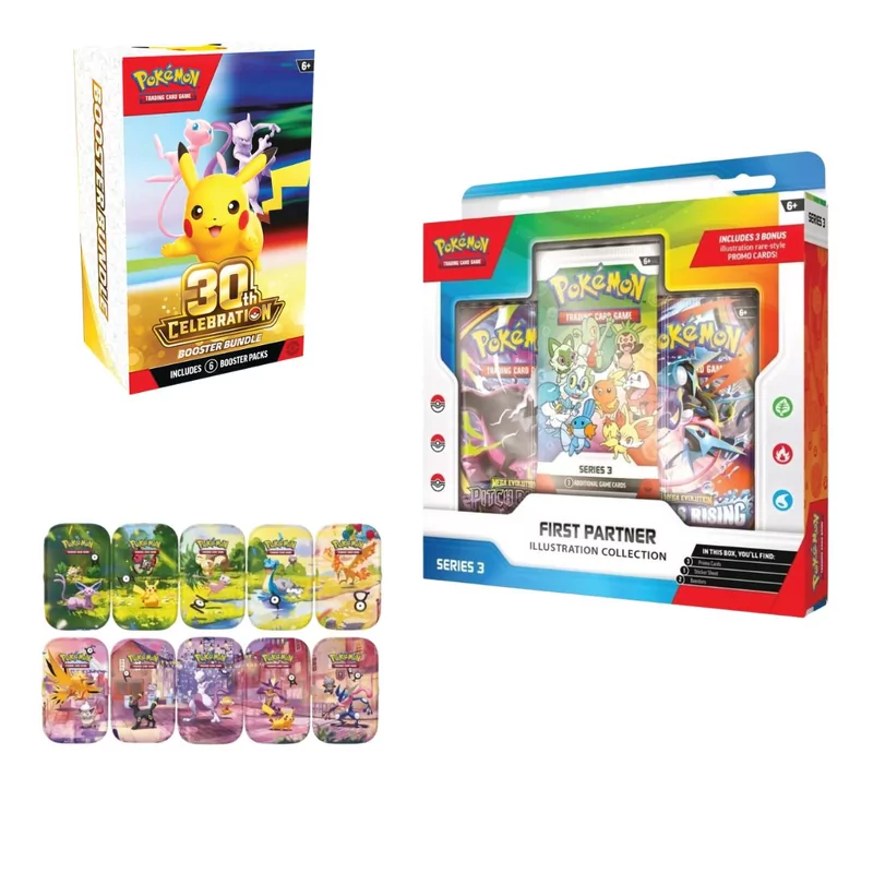 30th Booster Bundle + 30th Mini Tin + First Partner [SERIES 3]