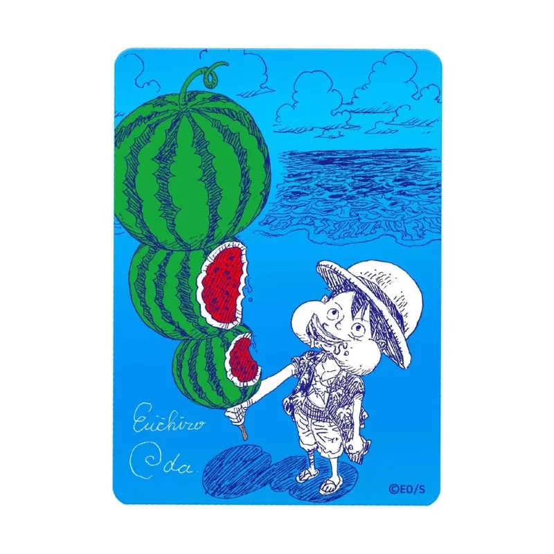 One Piece JapanseMetakira NatsuComi 2026 Luffy Watermelon Promo Eiichiro Oda 