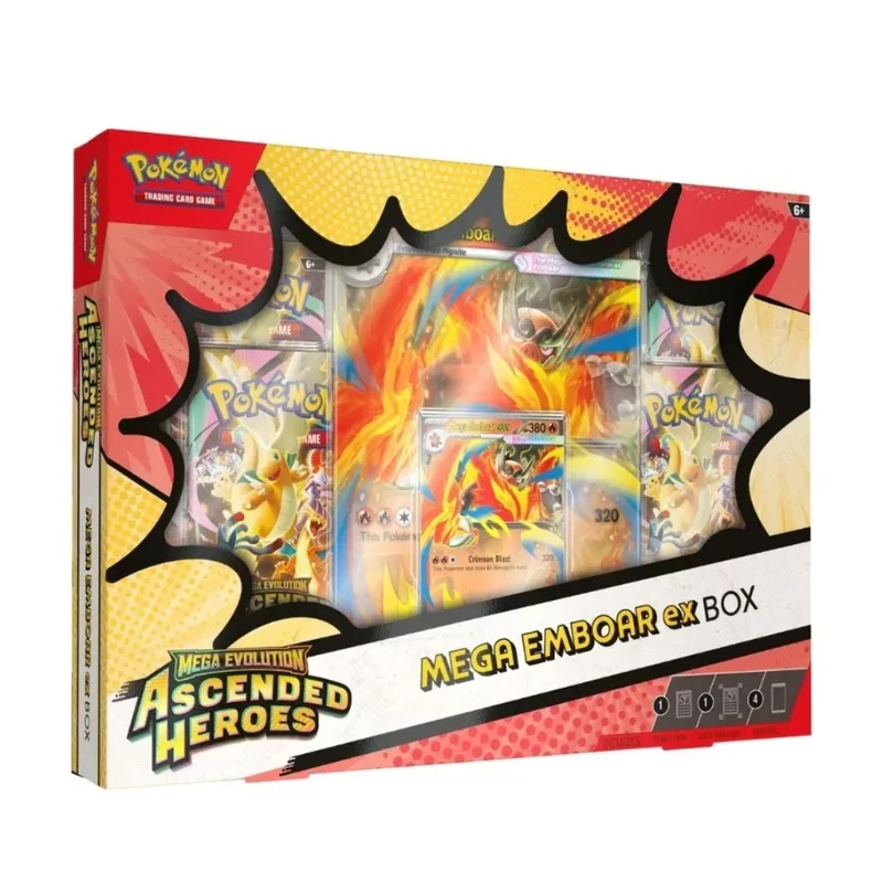 Pokémon ME2.5 Ascended Heroes ex Box - Mega Emboar
