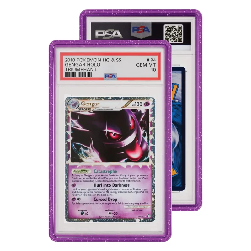 Graded Guard Graded Card Case - PSA Purple Glitter Limited Edition