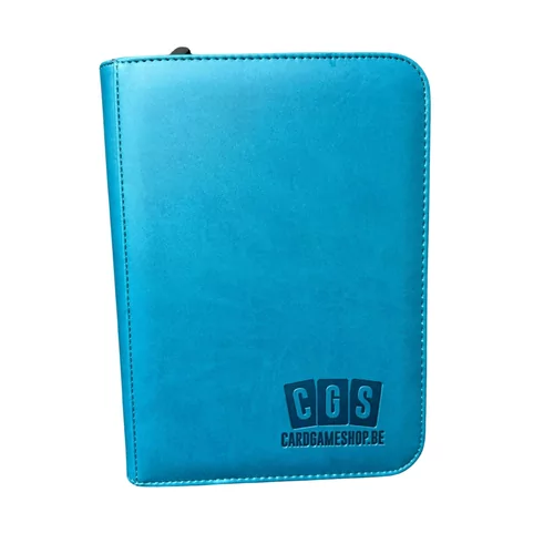 CGS Custom Brand 4-Pocket Zipped Premium Binder - Teal