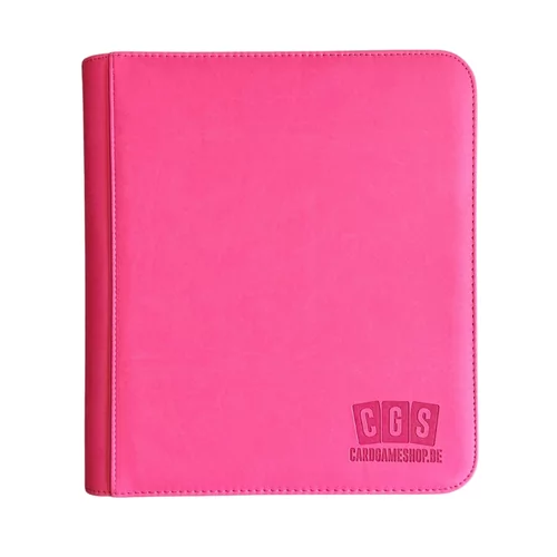 CGS Custom Brand 4-Pocket Zipped  [TOPLOADER] Premium Binder - Roze