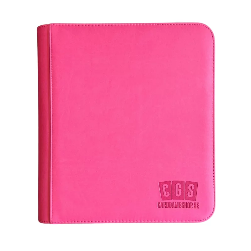 CGS Custom Brand 4-Pocket Zipped  [TOPLOADER] Premium Binder - Roze