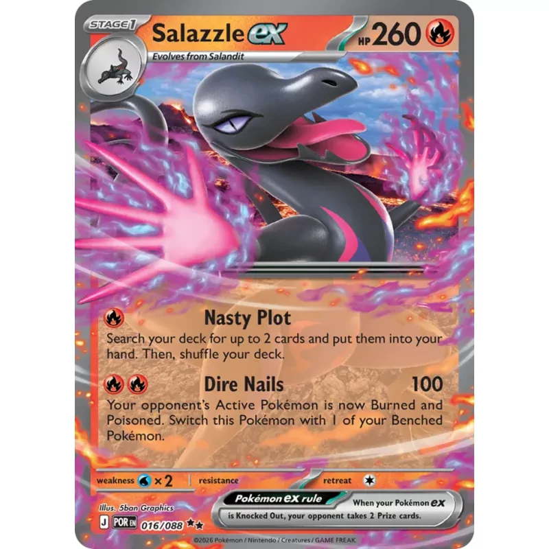 Salazzle ex (me03-016)