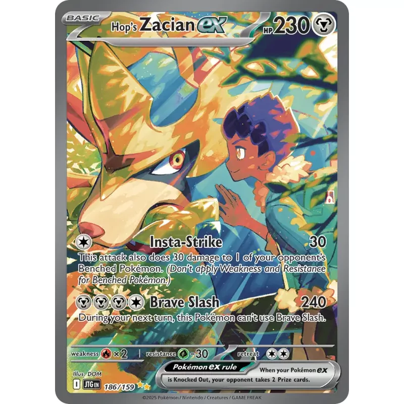 Hop's Zacian ex (sv09-186)