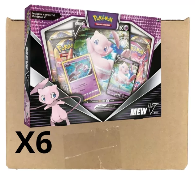 Pokémon V Box X6 [SEALED CASE] Mew V | Cardgameshop