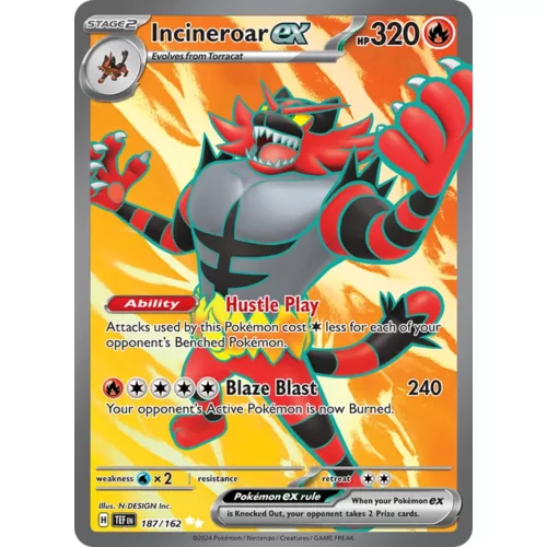 Incineroar ex (sv05-187)