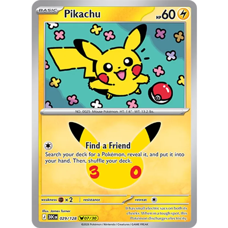 Pikachu (30th-029)