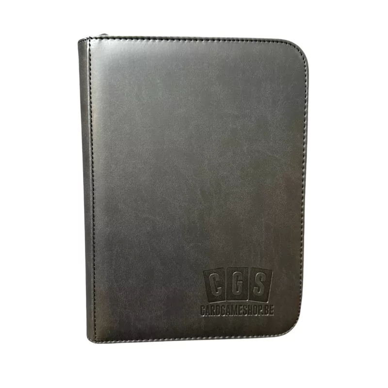 CGS Custom Brand 4-Pocket Zipped Premium Binder - Zwart