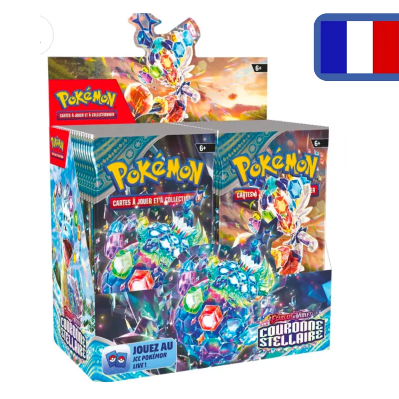 Pokémon Franse Boosterbox Scarlet & Violet - Couronne Stellaire (Stellar Crown)
