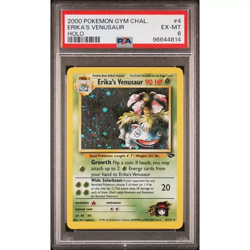 PSA 6 Pokemon Gym Challenge 4 Erika's Venusaur