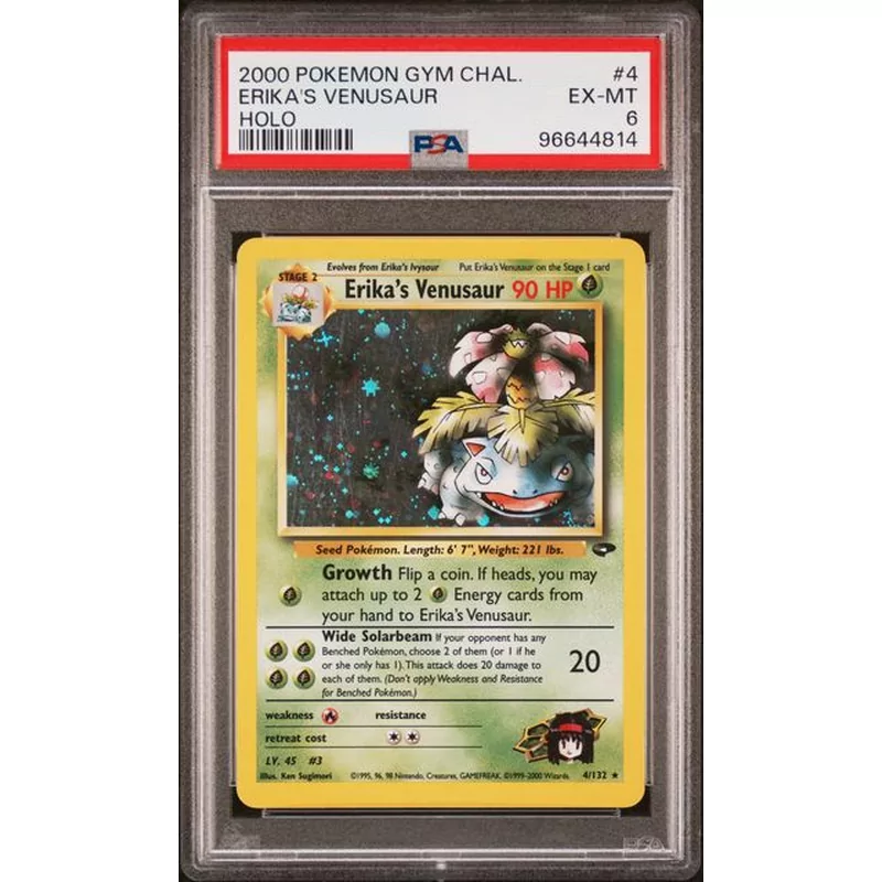 PSA 6 Pokemon Gym Challenge 4 Erika's Venusaur