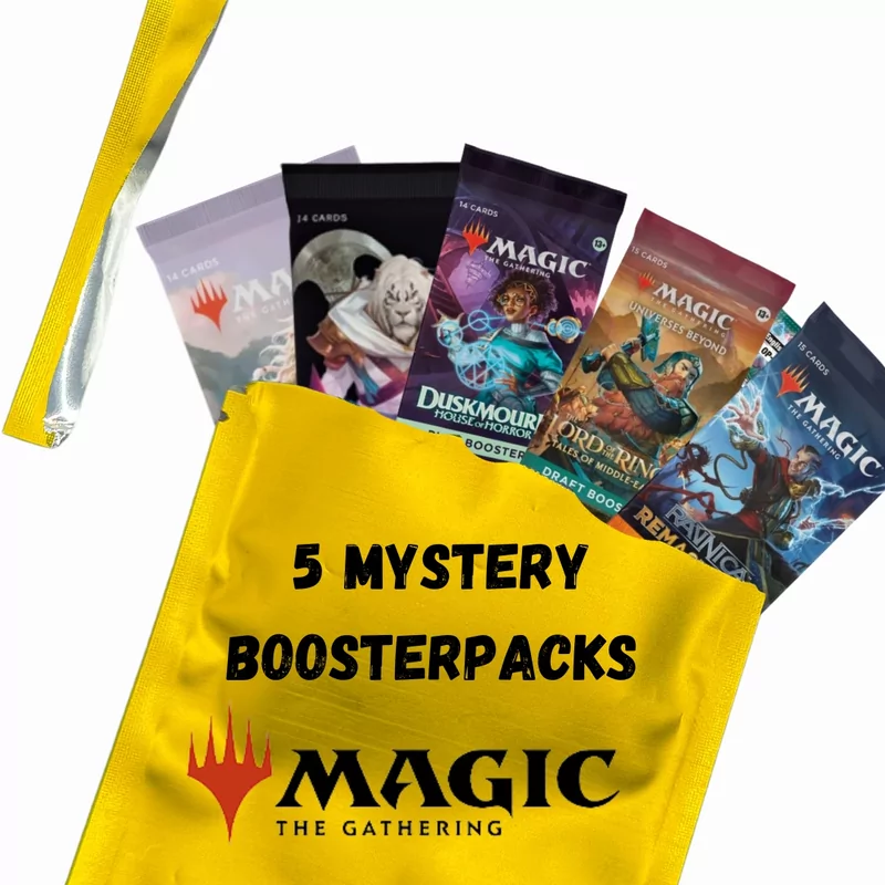 Magic The Gathering Gold Mystery Bag - 5 Boosterpacks