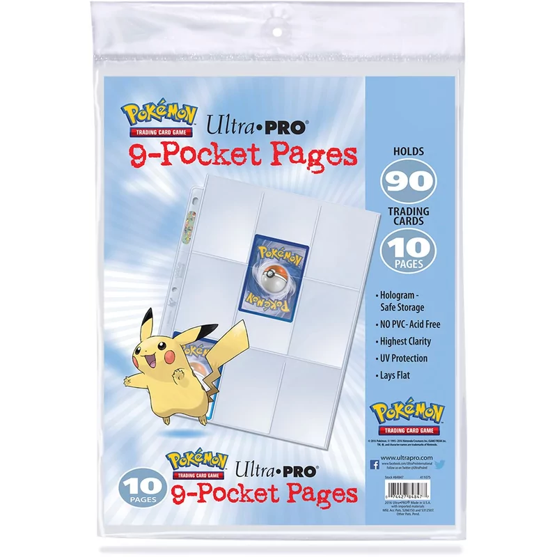 9-Pocket Pages - 10 stuks