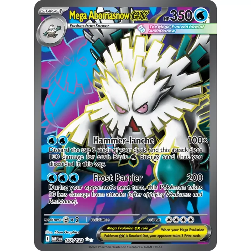 Mega Abomasnow ex (me01-157)