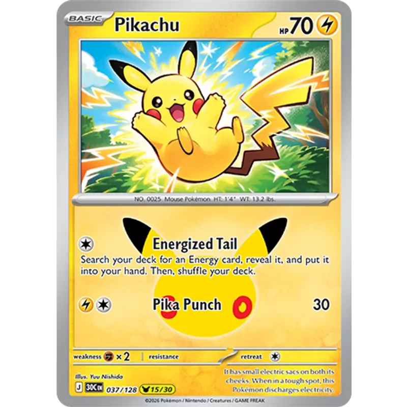 Pikachu (30th-037)