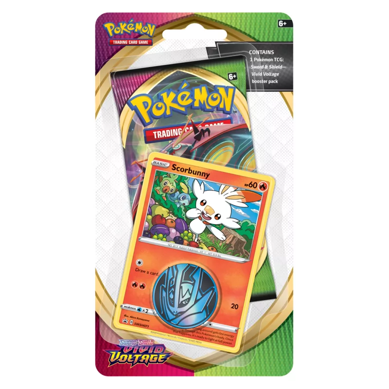 Sword & Shield Vivid Voltage Checklane Scorbunny
