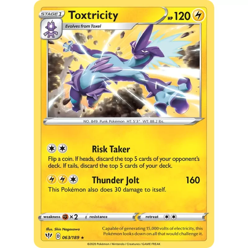 Toxtricity (swsh3-63) - SEALED 