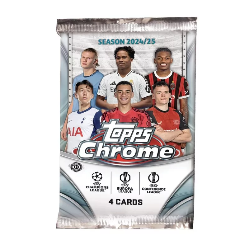 Topps Chrome 2024/25 Uefa Club Competitions Hobby Pack