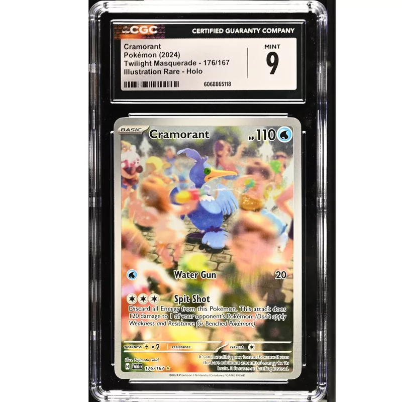 CGC 9 Pokémon Twilight Masquarade #176 Cramorant Art Rare