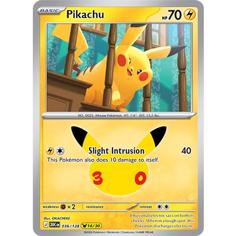 Pikachu (30th-036)