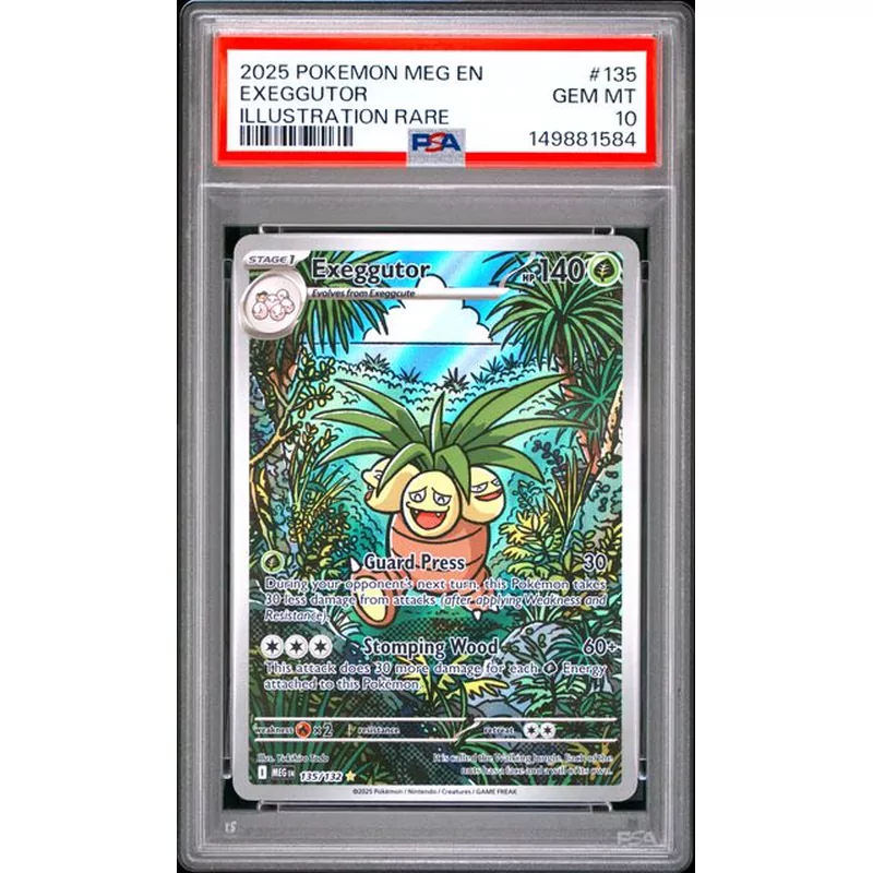 PSA 10 Pokémon MEG 135 Exeggutor