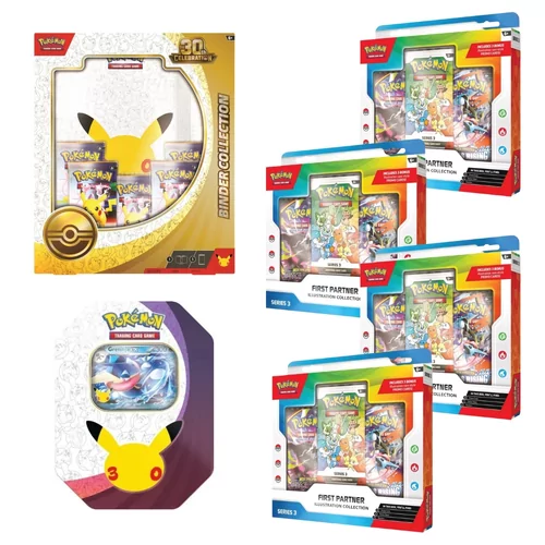 Binder & Greninja Tin 30Th Celebration + 4 X First Partner [SERIES 3]