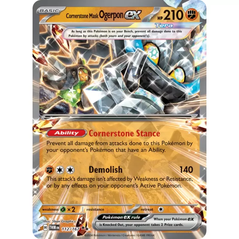 Cornerstone Mask Ogerpon ex (sv06-112)
