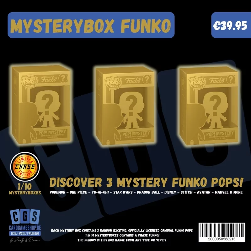 Mysterybox - 3 Mystery Funko