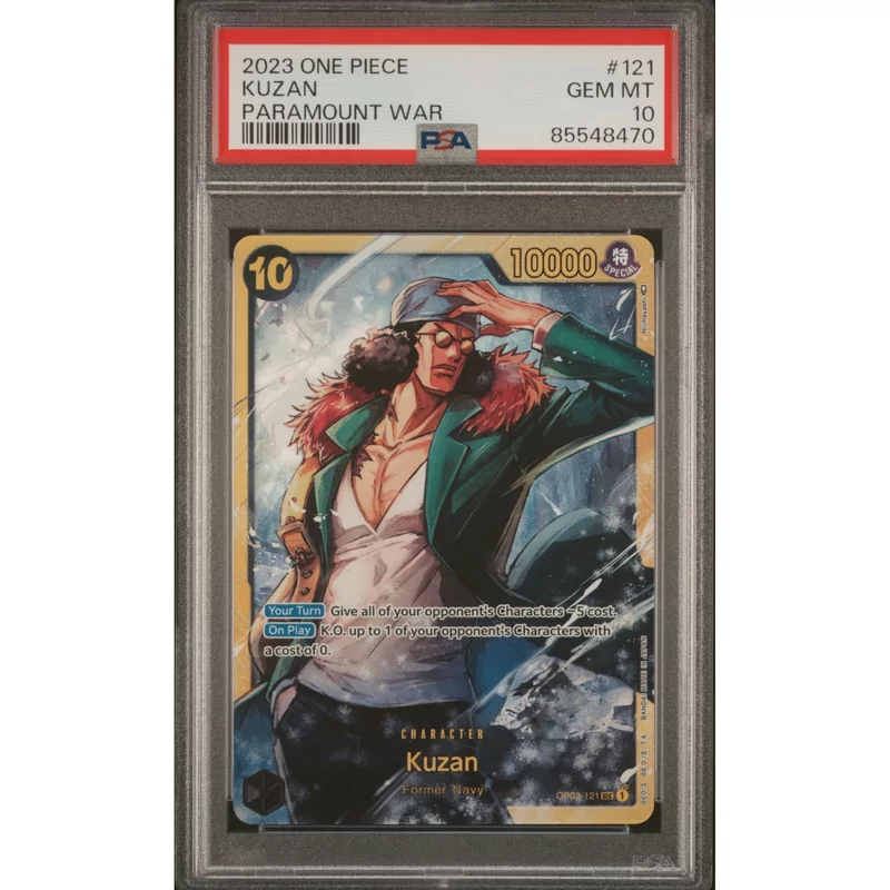 PSA 10 One Piece Paramount War #121 Kuzan