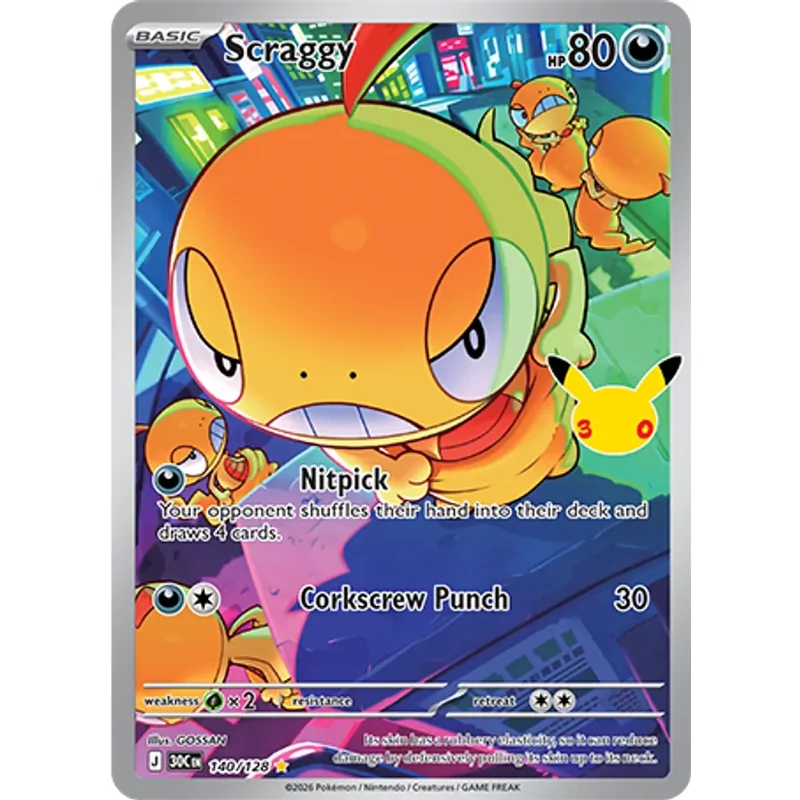Scraggy (30th-140)