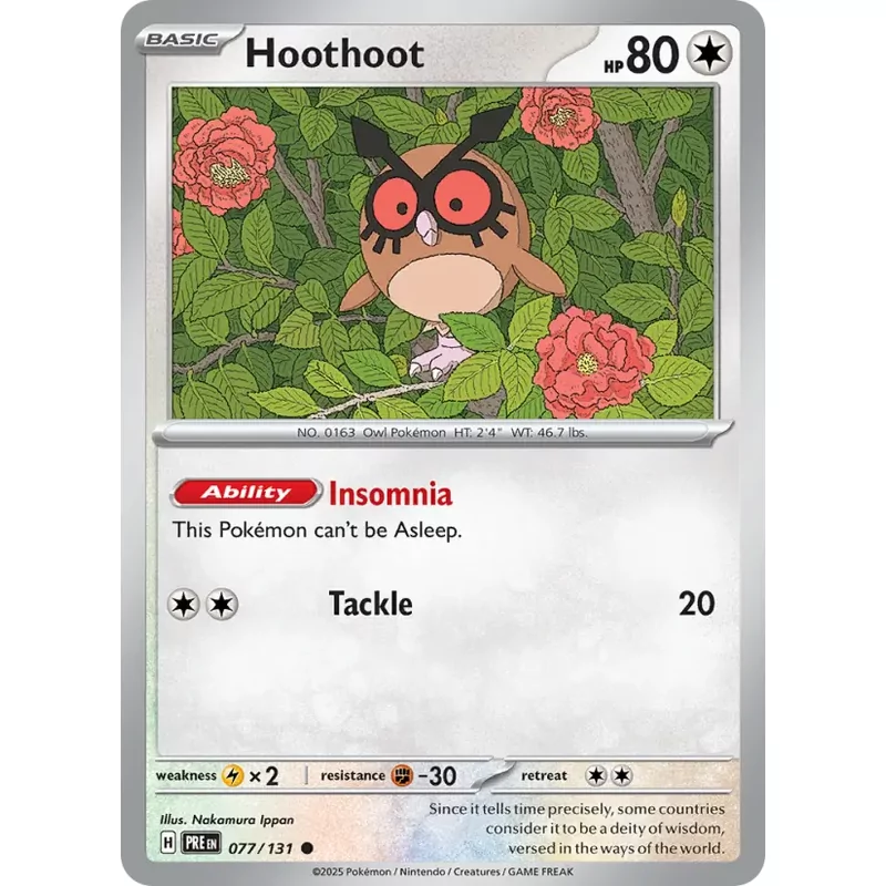 Hoothoot (sv08.5-077) - Masterball