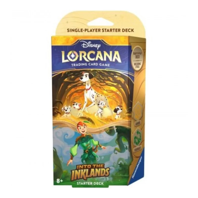 Disney Lorcana Starter Deck Into the Inklands - Pongo & Peter Pan