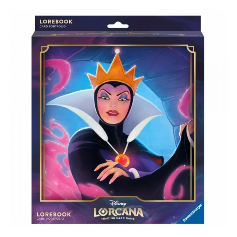 Disney Lorcana Lorebook Card Portfolio - The Evil Queen