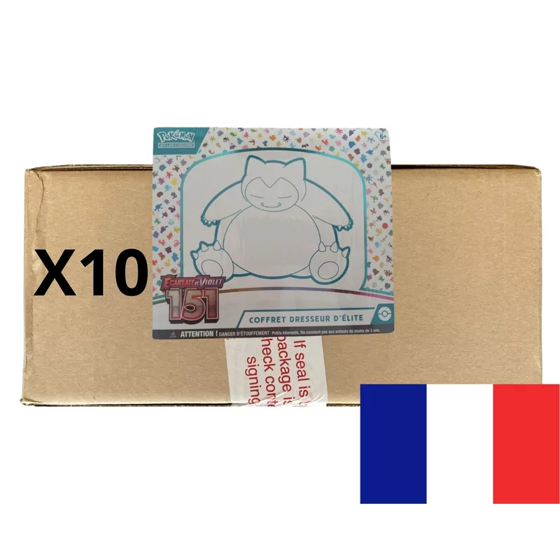 Pokémon FRANSE Elite Trainer Box X10 [SEALED CASE] Scarlet & Violet - 151