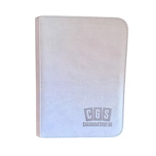 CGS Custom Brand 4-Pocket Zipped Premium Binder - Grijs