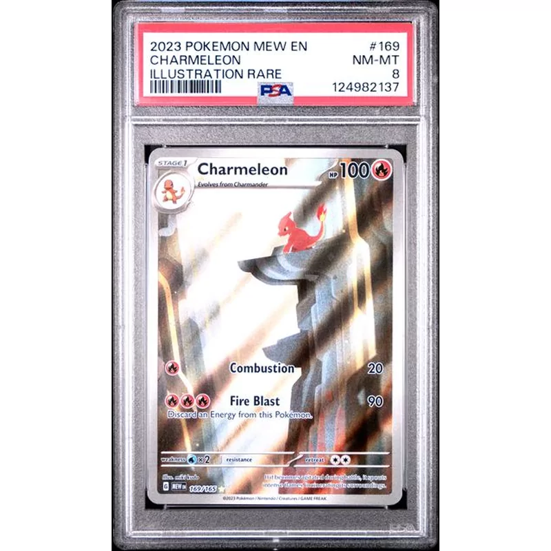 PSA 8 Pokémon 151 #169 Charmeleon Illustration Rare