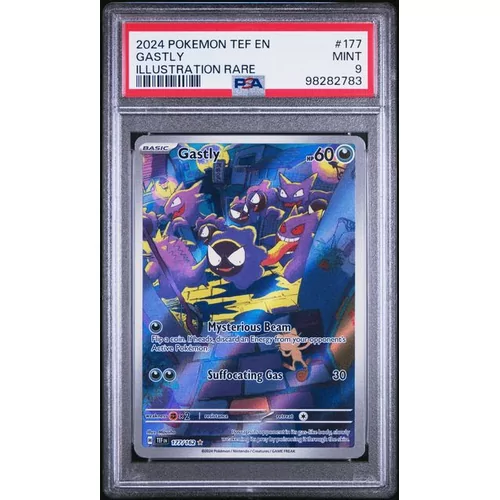PSA 9 Pokemon Temporal Forces 177 Gastly