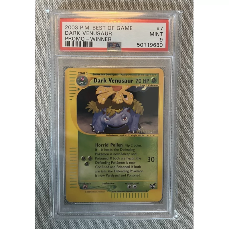 Dark Venusaur WINNER - PSA9