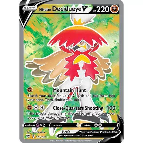Hisuian Decidueye V (swsh10-173)