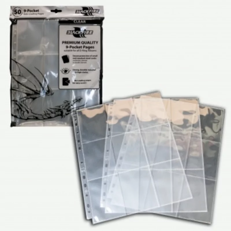 9-Pocket Pages Side Loading - 50 pcs