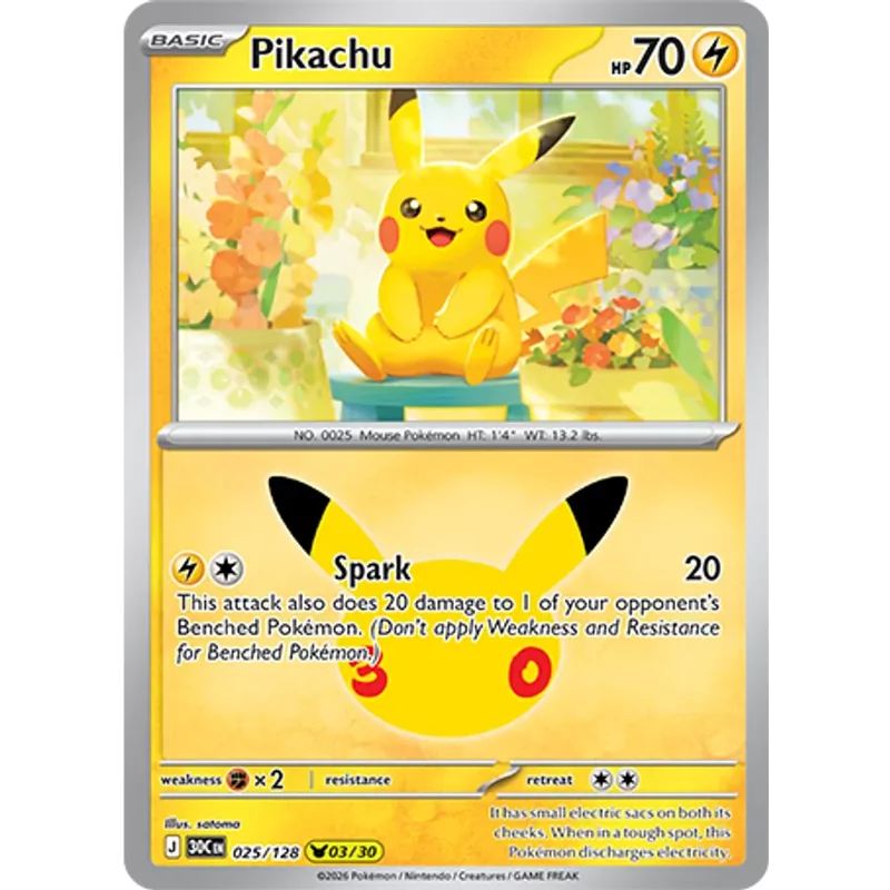 Pikachu (30th-025)