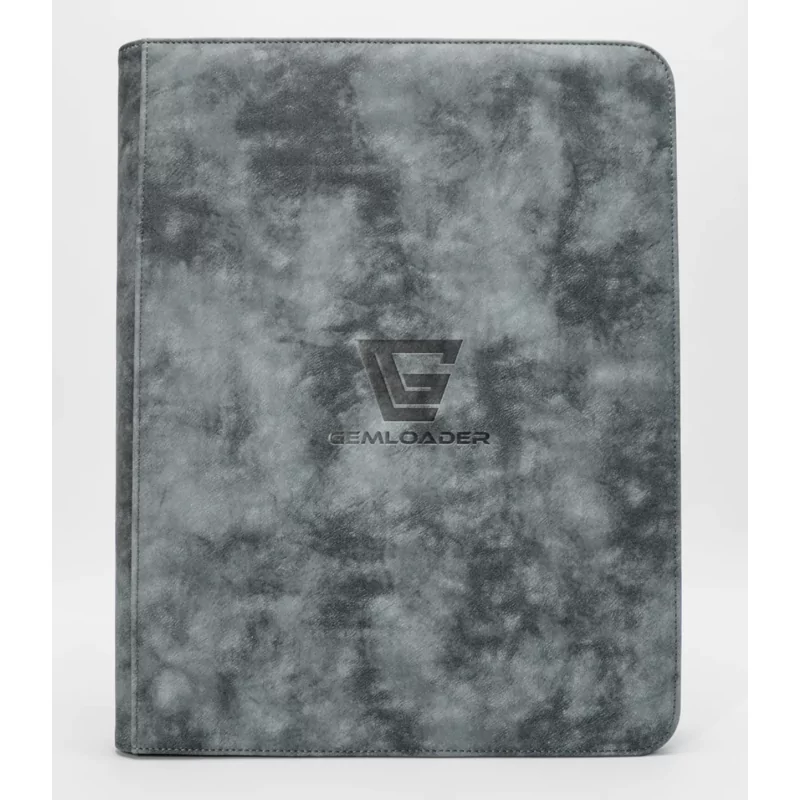 Premium 3''X4'' toploader fit collector's binder [216 pockets] Grey