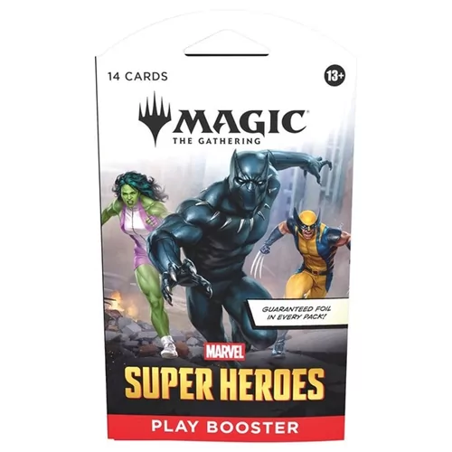 Magic The Gathering Sleeved Play Boosterpack Marvel Super Heroes 