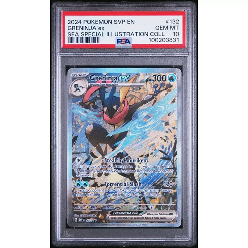 PSA 10 Pokémon SFA Special Illustration Collection 132 Greninja ex