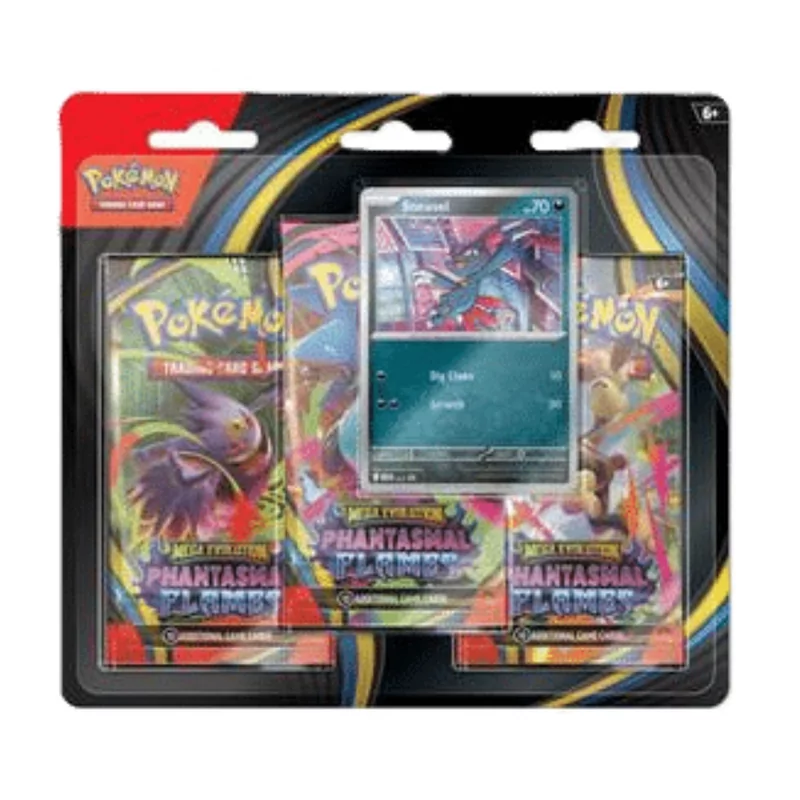 Pokémon 3-Pack Blister ME02 Phantasmal Flames - Sneasel