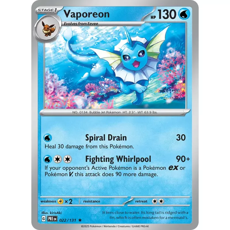 Vaporeon (sv08.5-022) - Pokeball