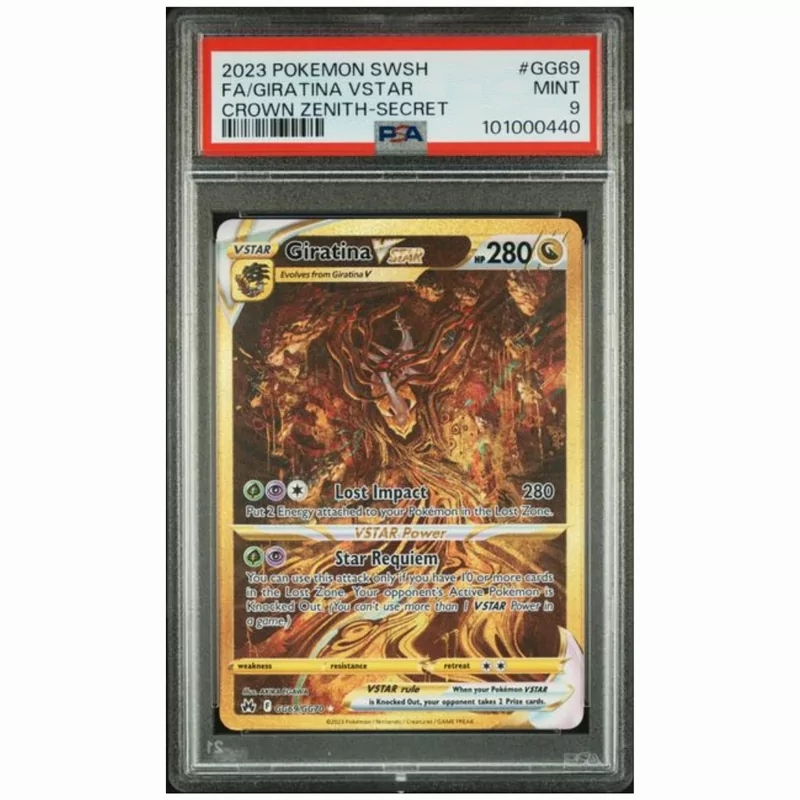 PSA 9 Pokémon Crown Zenith #GG69 Giratina VSTAR Full Art